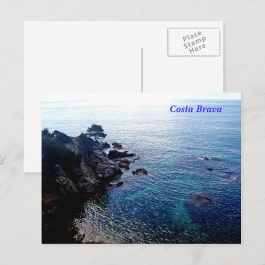 Costa Brava Briefkaart (Voorkant / Achterkant)