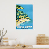 Costa Brava Kunst Spanje Reisposter Spaanse Print (Keuken)