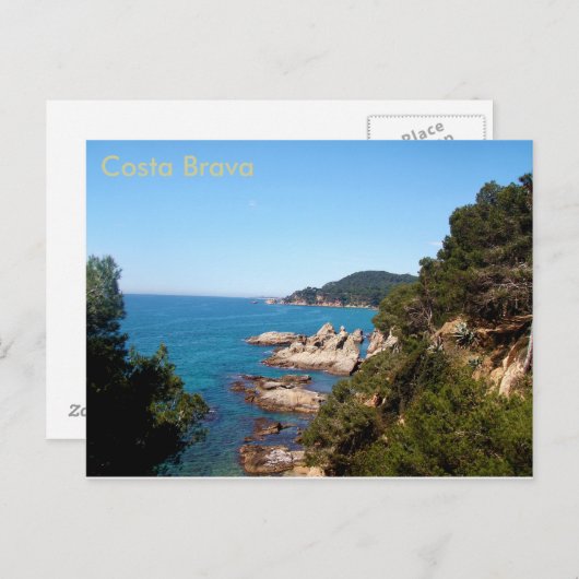 Costa Brava Sensatie Briefkaart (Voorkant / Achterkant)