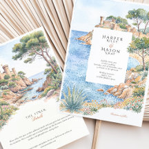Costa Brava Spanje Aquarel Destination Trouwen