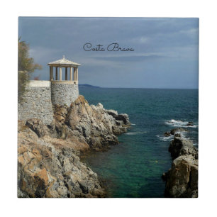 Costa Brava, Spanje landschapsfoto Tegeltje