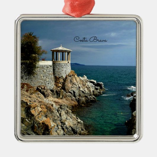 Costa Brava, Spanje Metalen Ornament (Voorkant)