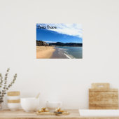 Costa Brava, Spanje - Perzikfoto Poster (Keuken)