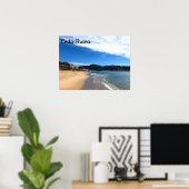 Costa Brava, Spanje - Perzikfoto Poster (Thuiskantoor)