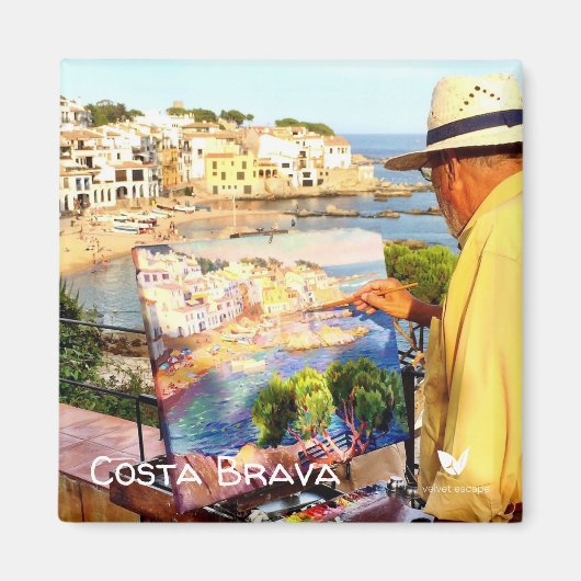 Costa Brava, Spanje: Reismagneet door Velvet Escap Magneet (Voorkant)