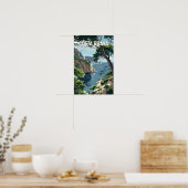 Costa Brava Spanje Reizen Kunst Vintage Poster (Keuken)