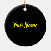 Costa d'Amalfi Lemon Italië kust van Amalfi Keramisch Ornament (Achterkant)