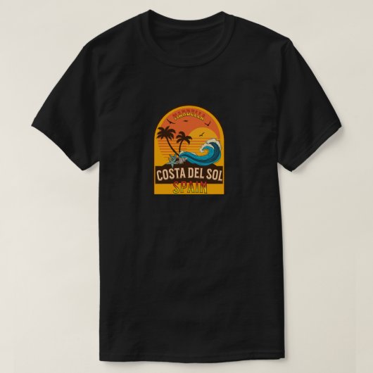 Costa de Sol Marbella Spain T-Shirt (Design voorkant)
