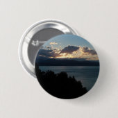 Costa del Cilento Sunrise, aangepaste knop Ronde Button 5,7 Cm (Voorkant /achterkant)