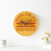 Costa del Sol aangepaste muur klok (Huis)
