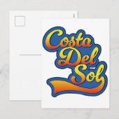 Costa Del Sol logo Feestdagenkaart (Voorkant / Achterkant)