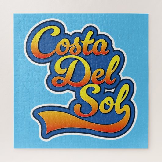 Costa Del Sol logo Legpuzzel (Verticaal)