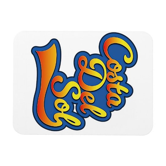 Costa Del Sol logo Magneet (Horizontaal)