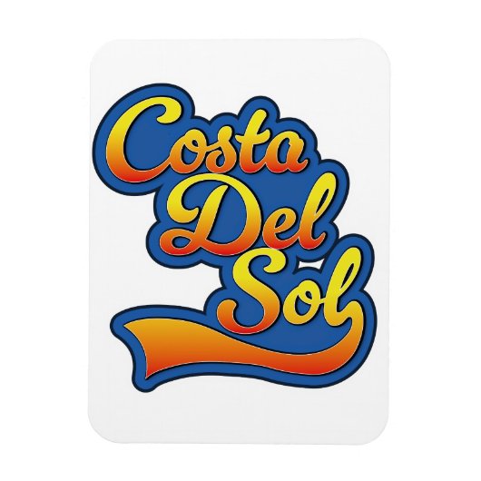 Costa Del Sol logo Magneet (Verticaal)