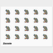 Costa Del Sol logo Ronde Sticker (Vel)