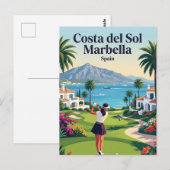 Costa del Sol Marbella Spanje Briefkaart (Voorkant / Achterkant)