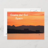 Costa del Sol, Spanje Briefkaart (Voorkant / Achterkant)
