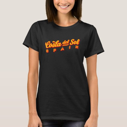 Costa del Sol Spanje T-shirt (Voorkant)
