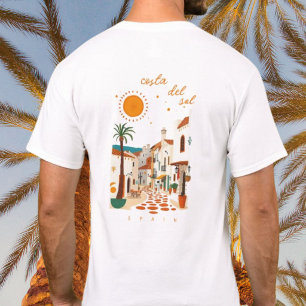 Costa del sol spanje vakantie mediterraan  t-shirt