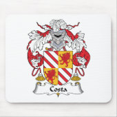 Costa Family Crest Muismat (Voorkant)