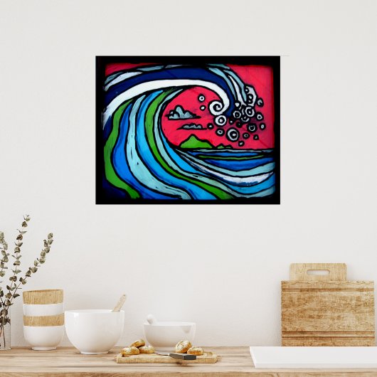 costa-liefde poster (Keuken)