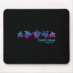 Costa Maya Beach Design _ Tribal Turtle Gift Muismat