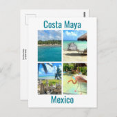 Costa Maya, Mexico Briefkaart (Voorkant / Achterkant)