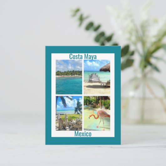 Costa Maya, Mexico Briefkaart (Staand voorkant)