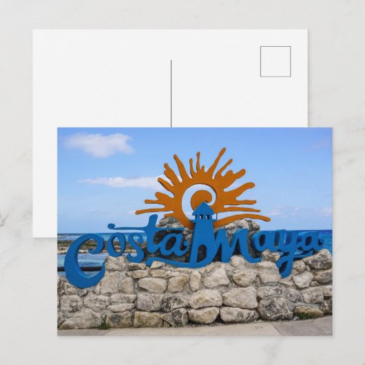 Costa Maya Mexico Briefkaart (Voorkant / Achterkant)