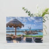 Costa Maya, Mexico Kaart (Staand voorkant)