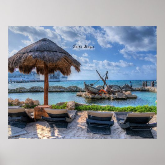 Costa Maya, Mexico Poster (Voorkant)