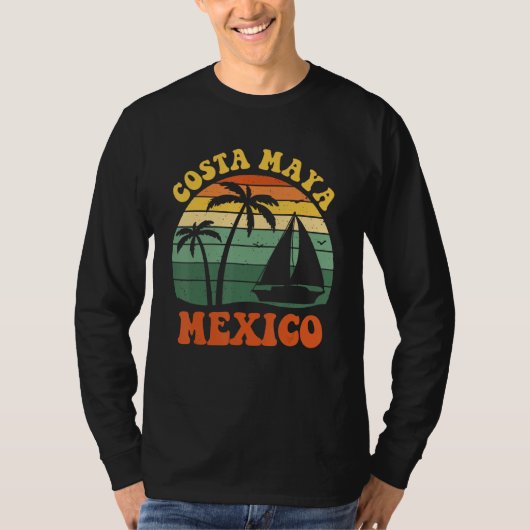 Costa Maya Mexico Sunset Matching Family Vacation T-shirt (Voorkant)