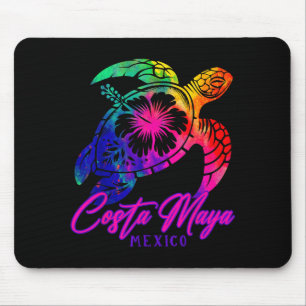 Costa Maya Mexico Tie Dye Zeeschildpad Hibiscus St Muismat