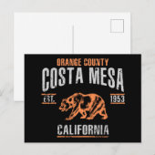 Costa Mesa Briefkaart (Voorkant / Achterkant)