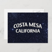 Costa Mesa California Briefkaart (Voorkant / Achterkant)