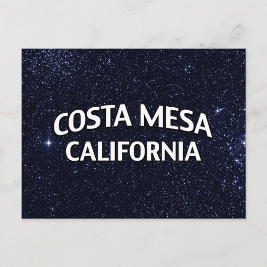 Costa Mesa California Briefkaart (Voorkant)