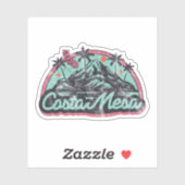 Costa Mesa, California Sticker (Vel)