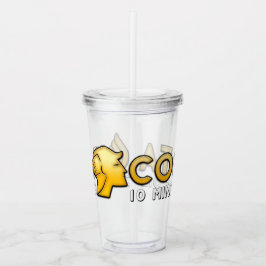 Costa Oil Corporate Gift Tumbler Acryl Drinkbeker