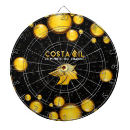 Costa Oil Drop Design Dartboard Dartbord