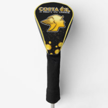 Costa Oil Drop Design Golf Head Hoesje