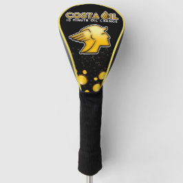 Costa Oil Drop Design Golf Head Hoesje Golfheadcover