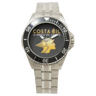 Costa Oil Silver Watch Horloge