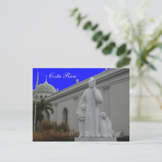 costa-priester briefkaart (Staand voorkant)