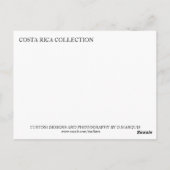 COSTA RICA #1 BRIEFKAART (Achterkant)