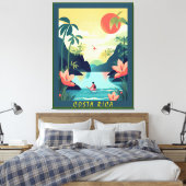 COSTA RICA #1 CANVAS AFDRUK (Insitu (Slaapkamer))