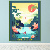COSTA RICA #1 CANVAS AFDRUK (Insitu (Houten vloer))