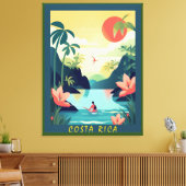 COSTA RICA #1 CANVAS AFDRUK (Insitu (Woonkamer))