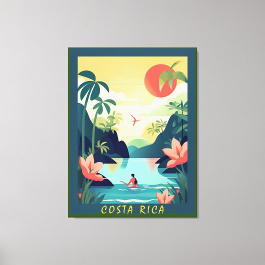 COSTA RICA #1 CANVAS AFDRUK (Voorkant)