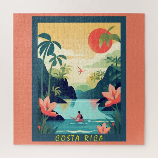 COSTA RICA #1 LEGPUZZEL (Verticaal)
