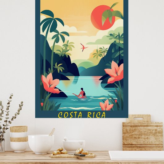 COSTA RICA #1 POSTER (Keuken)